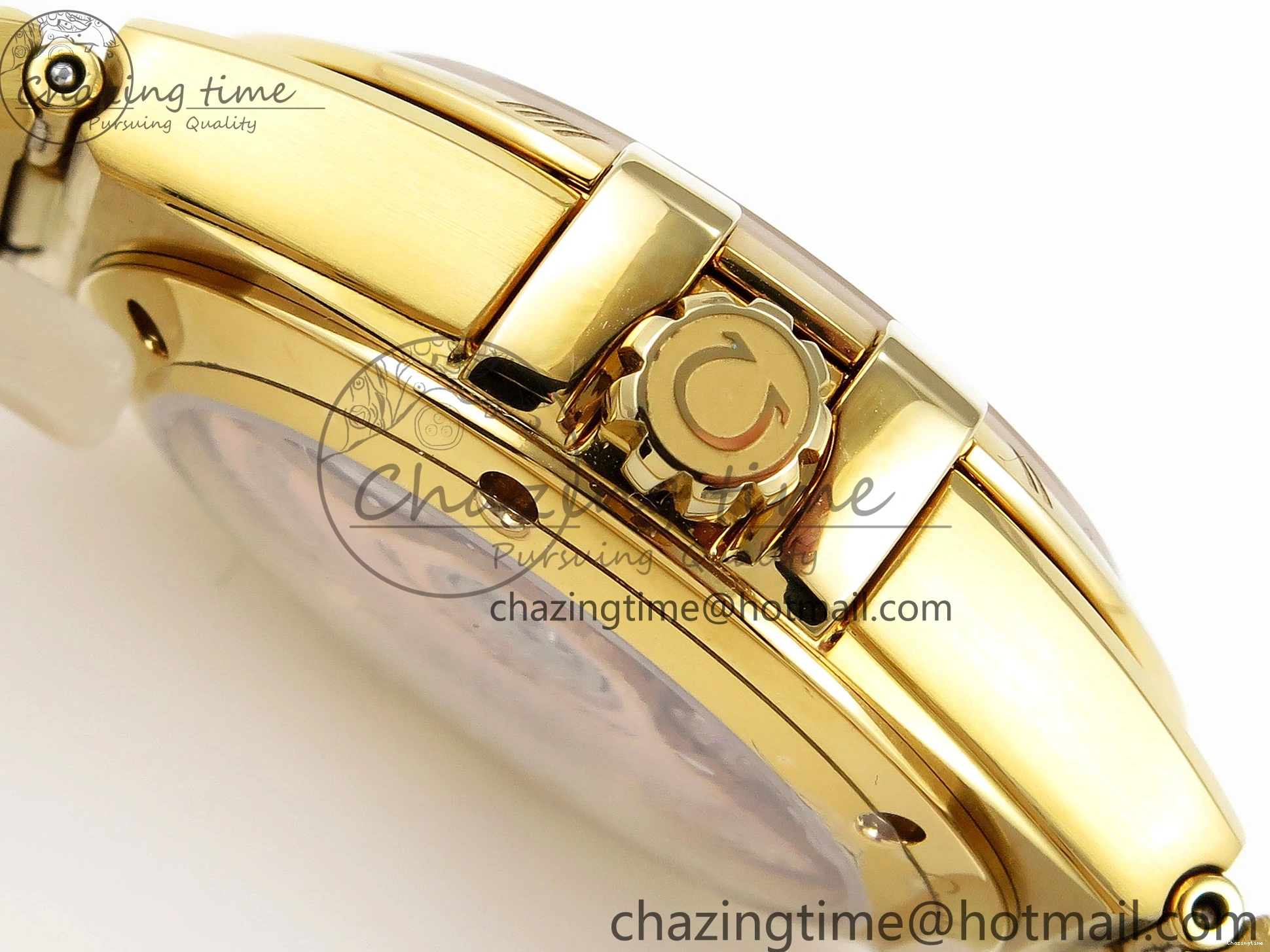 0303 Constellation 39mm YG ASWF 1:1 Best Edition White Dial on YG Bracelet A Casual 7780